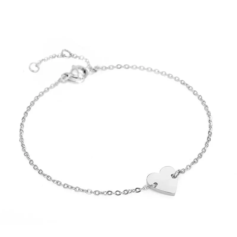 Fashion Jewelry New Summer Love Bracelet Stainless Steel Gold-plated Bracelet Wholesale