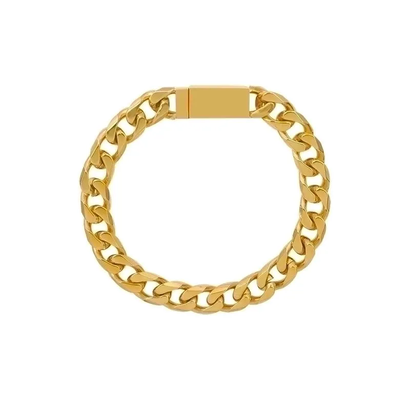 Fashion Thick Handmade Magnet Attracts Stainless Steel Bracelet