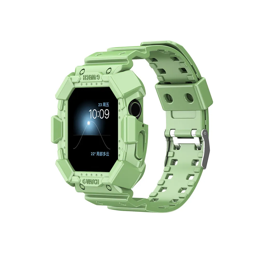 For Apple Watch iWatch 6/5/4 Watchband Transparent Fall Resistant One Watchband
