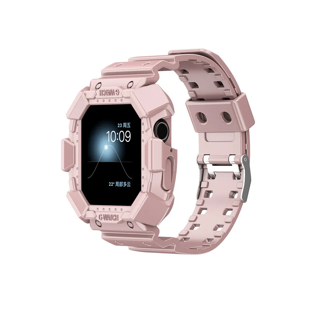 For Apple Watch iWatch 6/5/4 Watchband Transparent Fall Resistant One Watchband