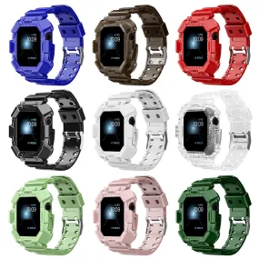 For Apple Watch iWatch 6/5/4 Watchband Transparent Fall Resistant One Watchband