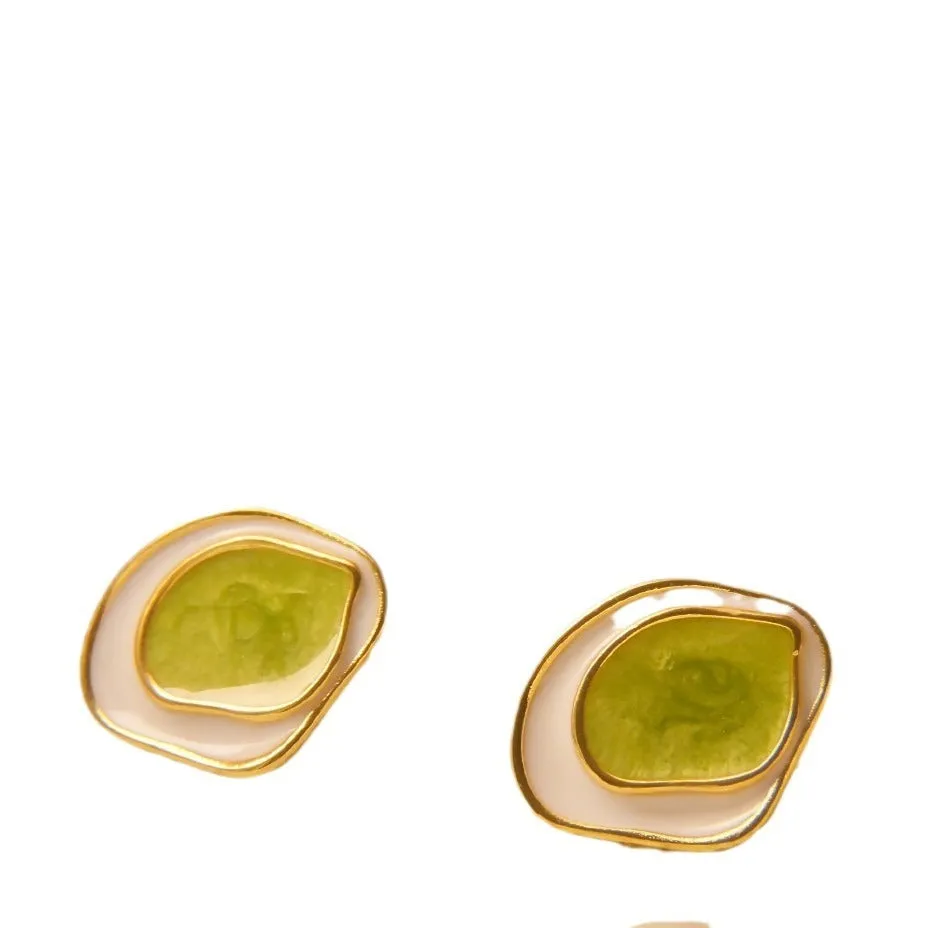 French Contrast Earrings