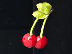 French Resin Cherries Magnet