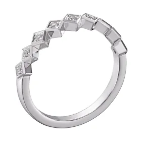 Geometric Wedding Band