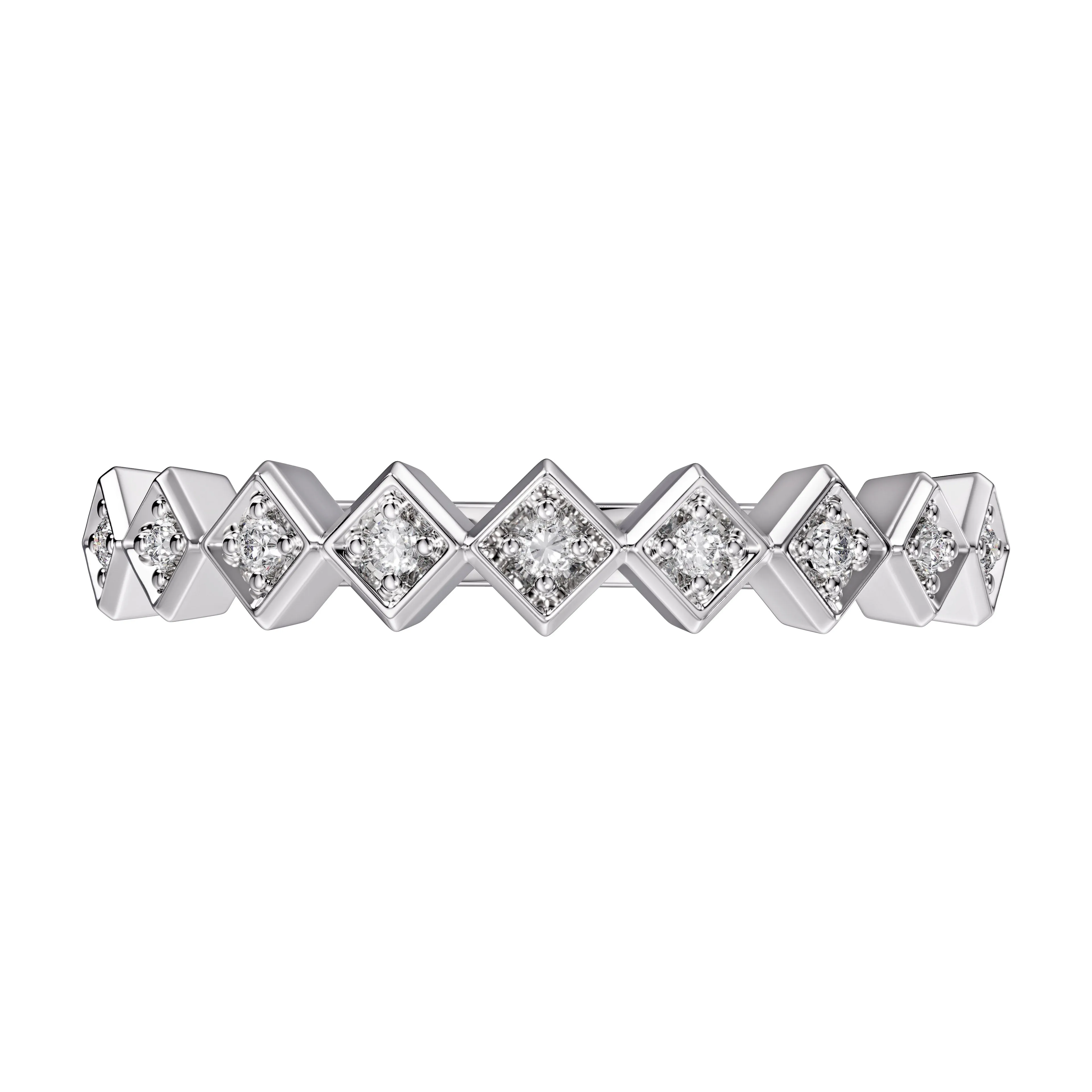 Geometric Wedding Band