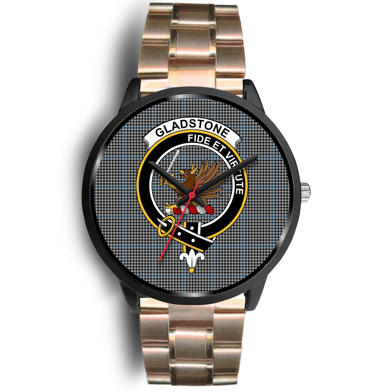 Gladstone Clan Badge Tartan Black Watch