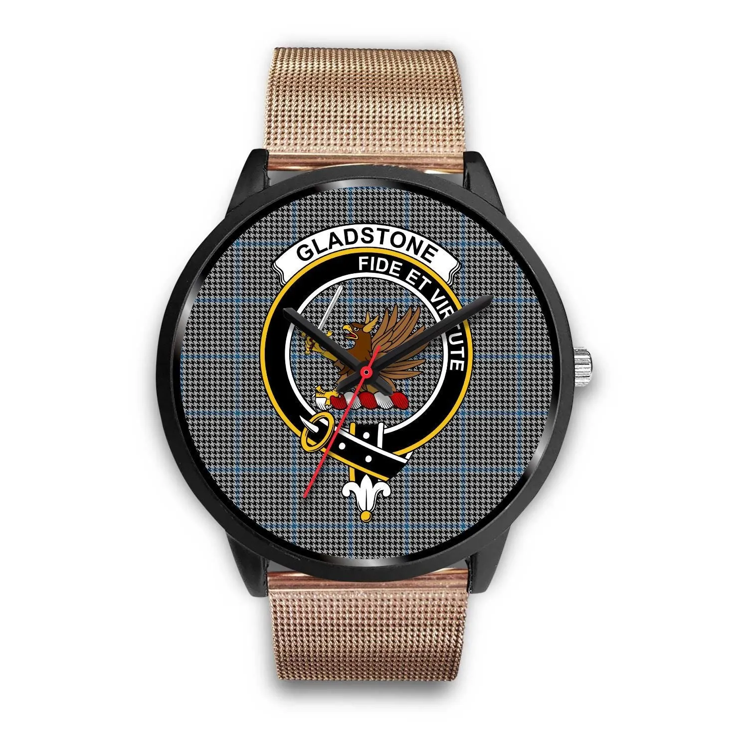 Gladstone Clan Badge Tartan Black Watch