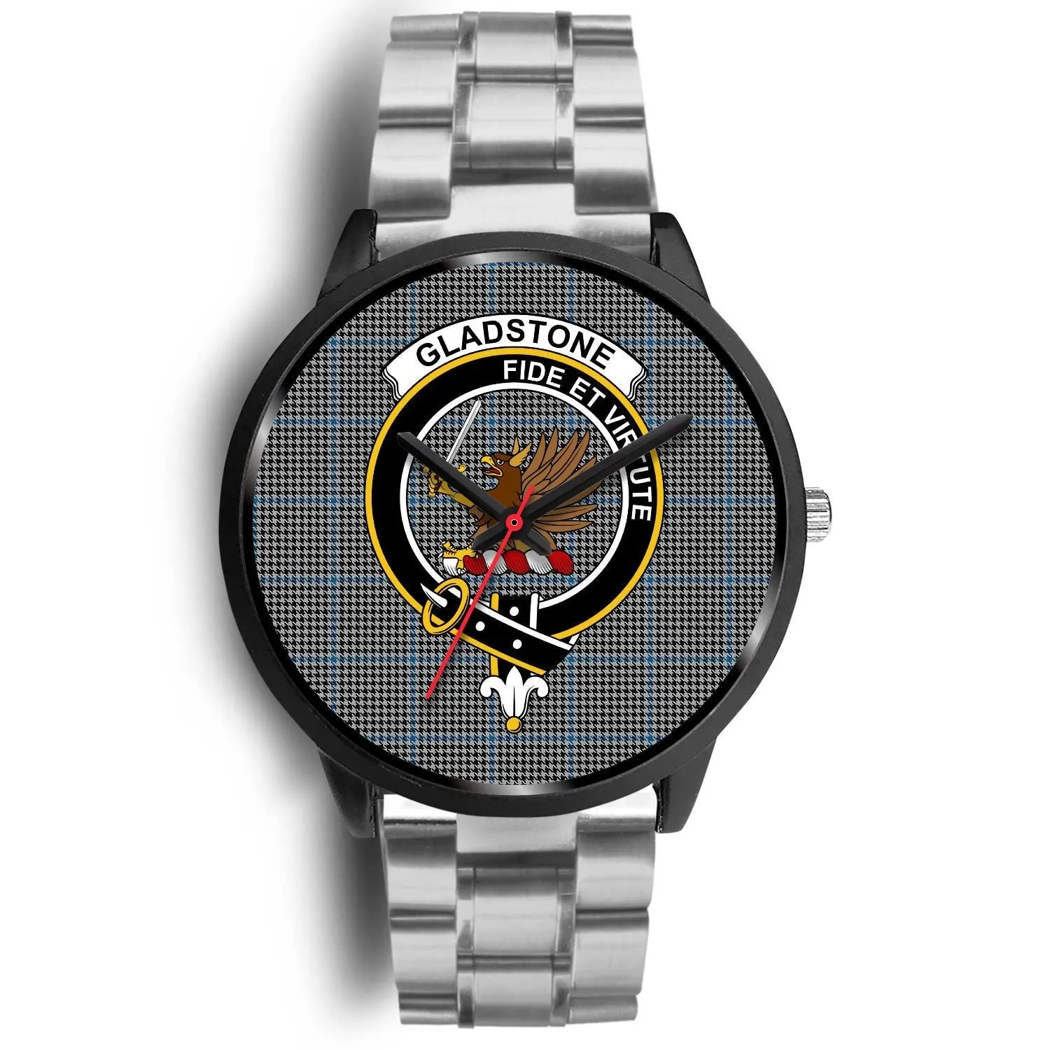 Gladstone Clan Badge Tartan Black Watch
