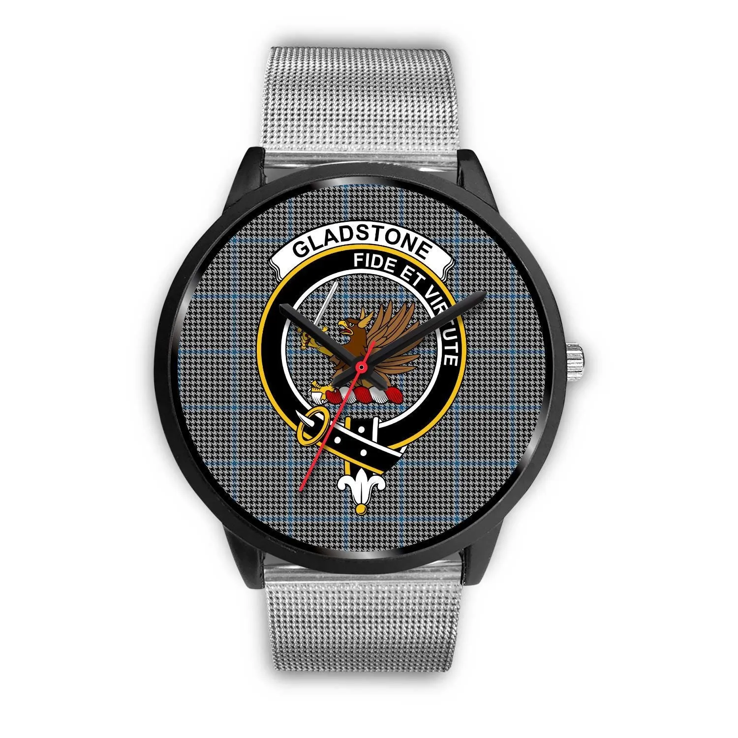 Gladstone Clan Badge Tartan Black Watch