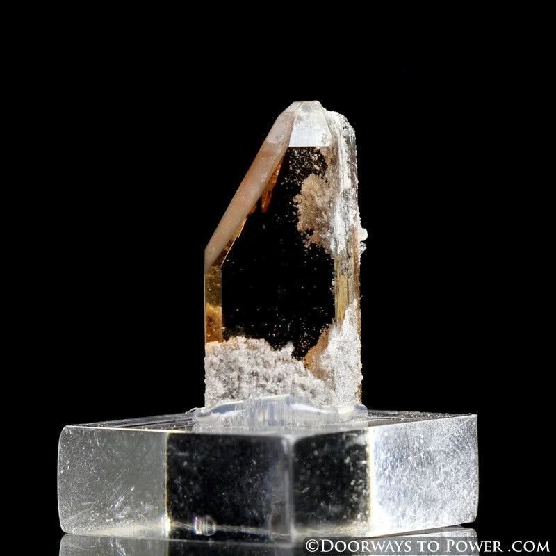 Golden Topaz Terminated Crystal Specimen A    Quality