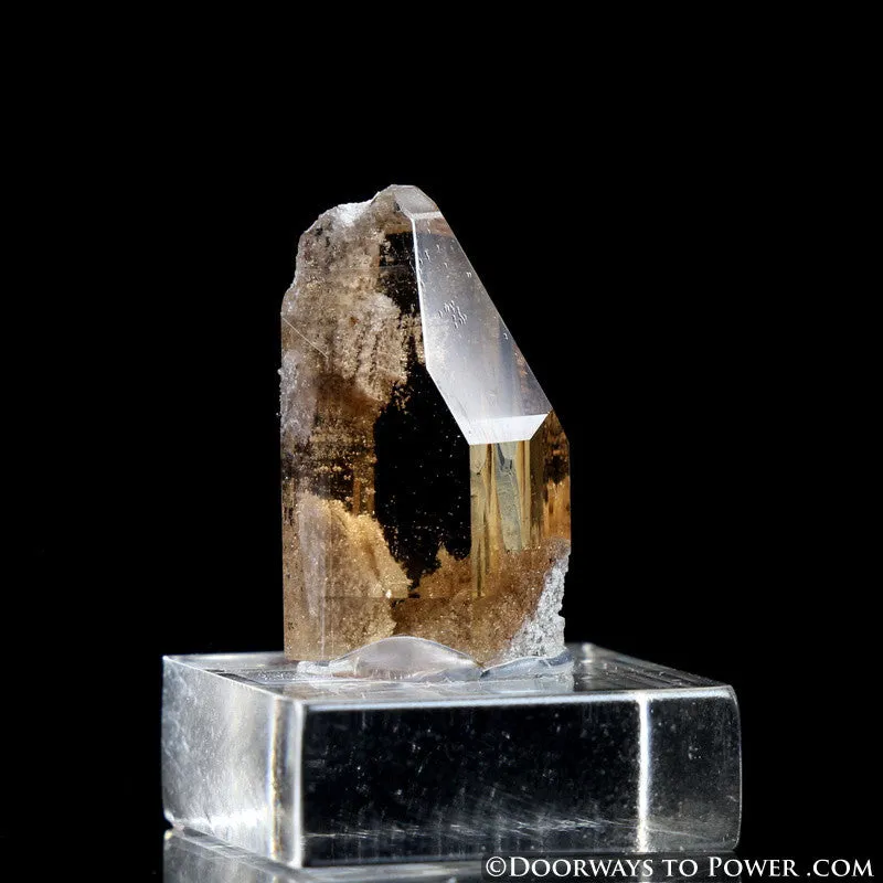 Golden Topaz Terminated Crystal Specimen A    Quality