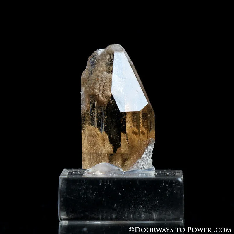 Golden Topaz Terminated Crystal Specimen A    Quality