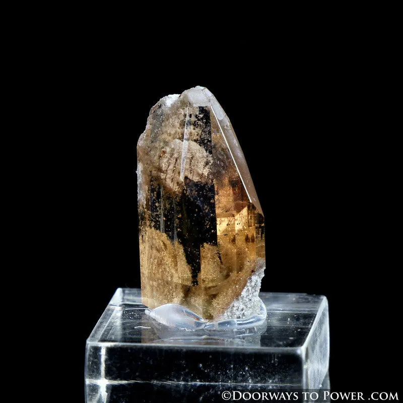 Golden Topaz Terminated Crystal Specimen A    Quality