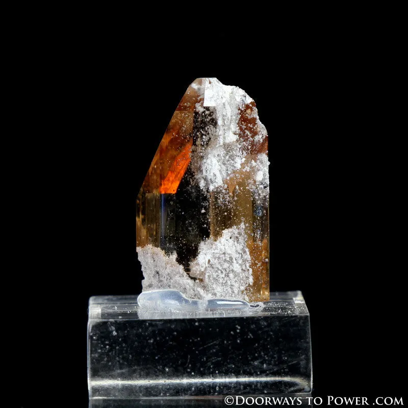 Golden Topaz Terminated Crystal Specimen A    Quality