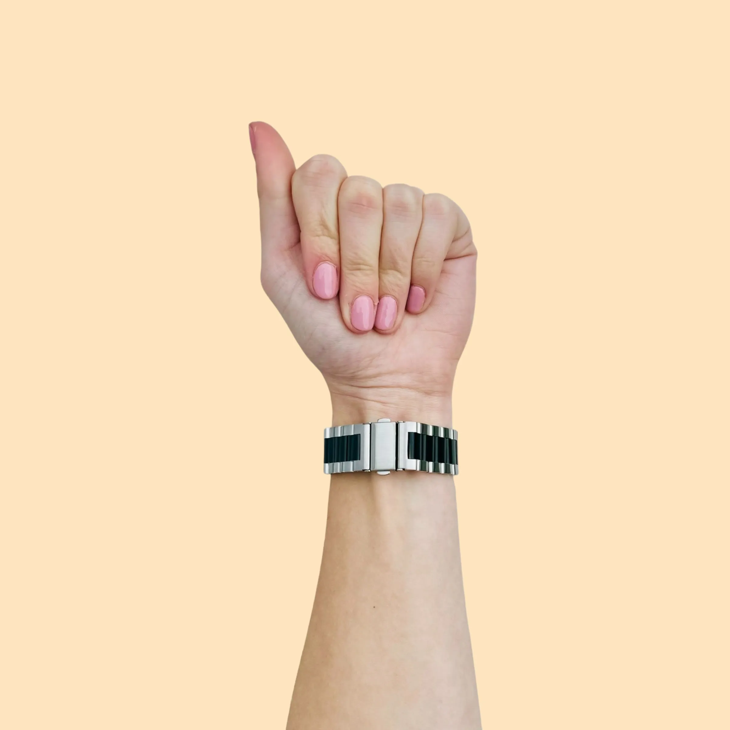 Google Pixel Watch 3 (45mm) Stainless Steel Link Watch Strap