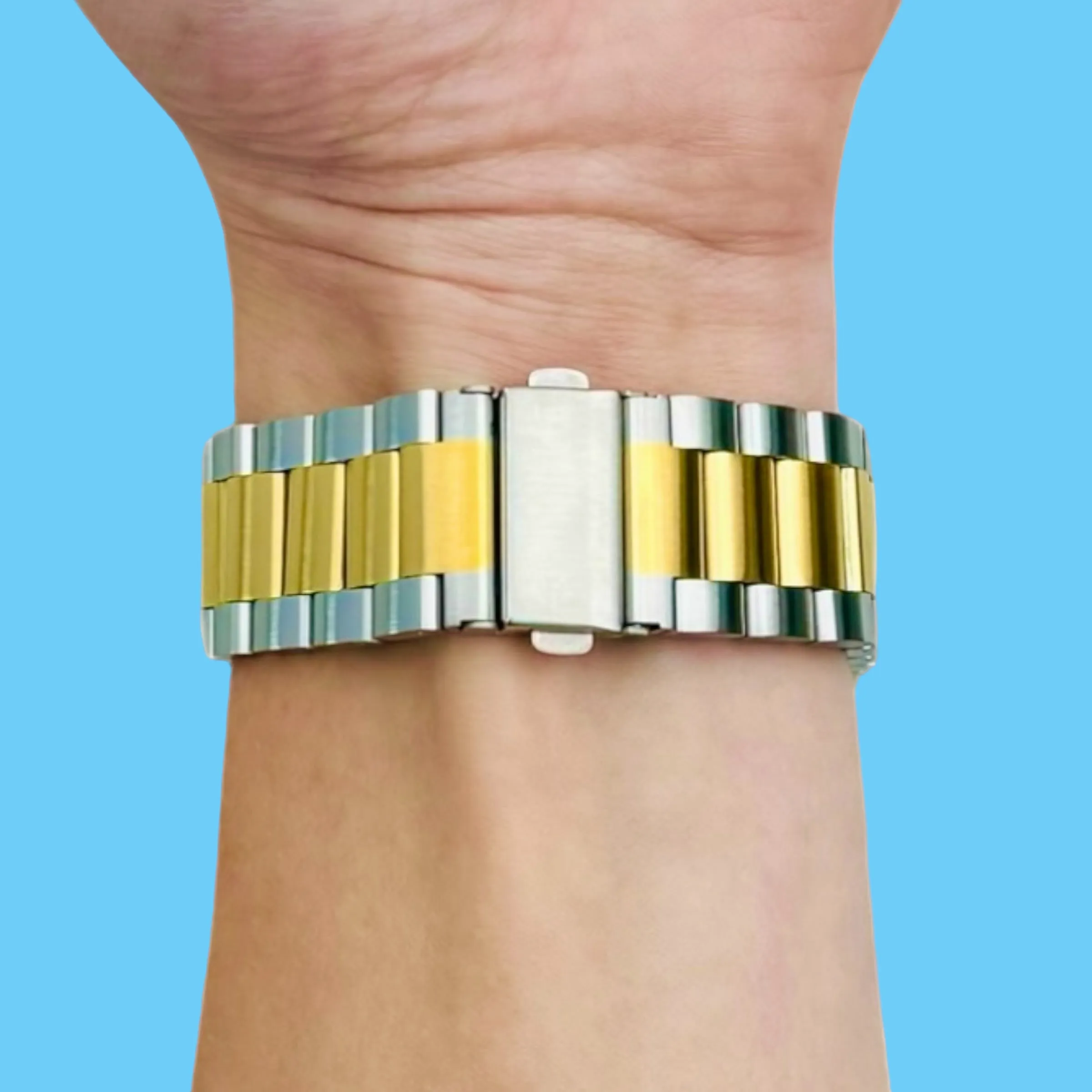 Google Pixel Watch 3 (45mm) Stainless Steel Link Watch Strap