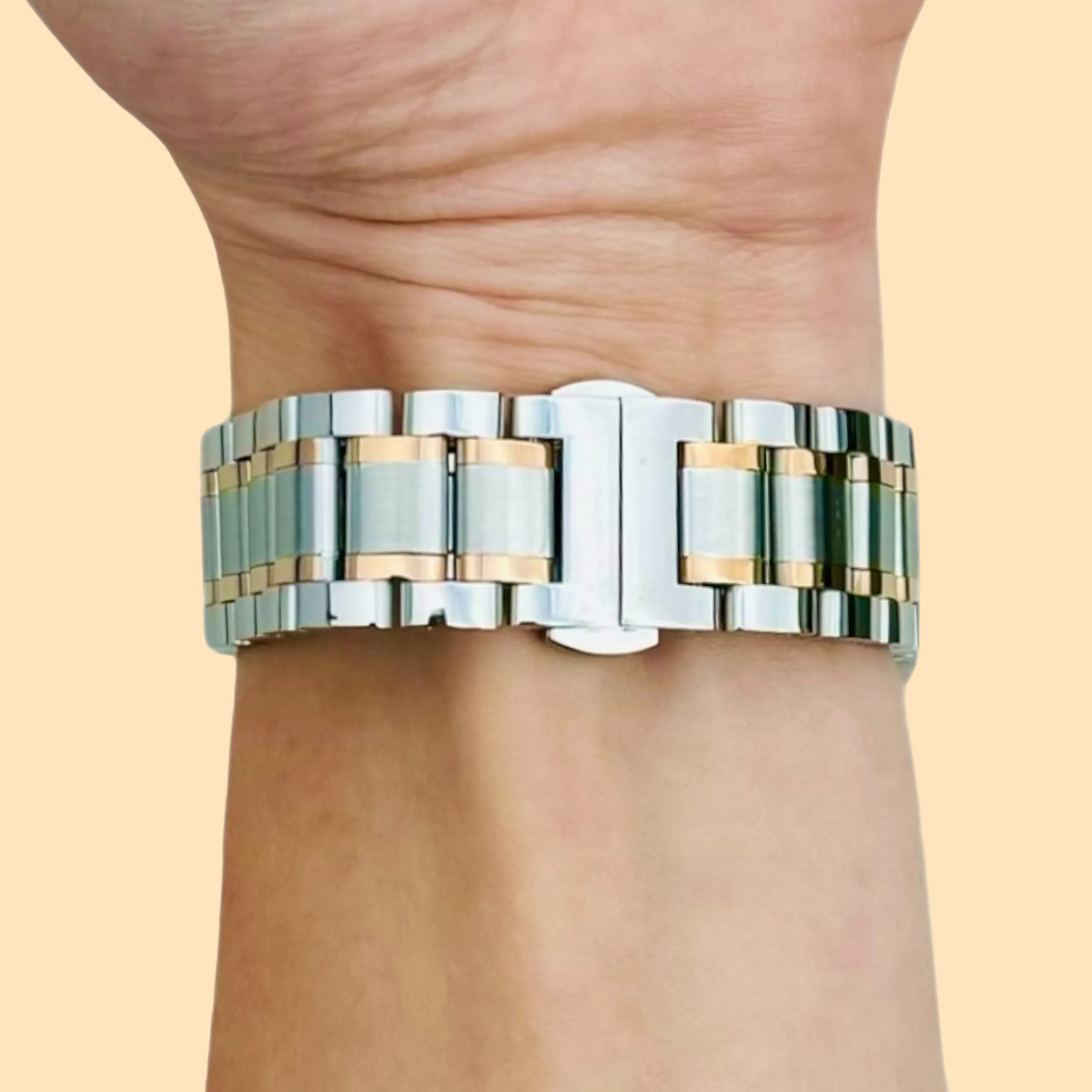 Google Pixel Watch 3 (45mm) Stainless Steel Link Watch Strap