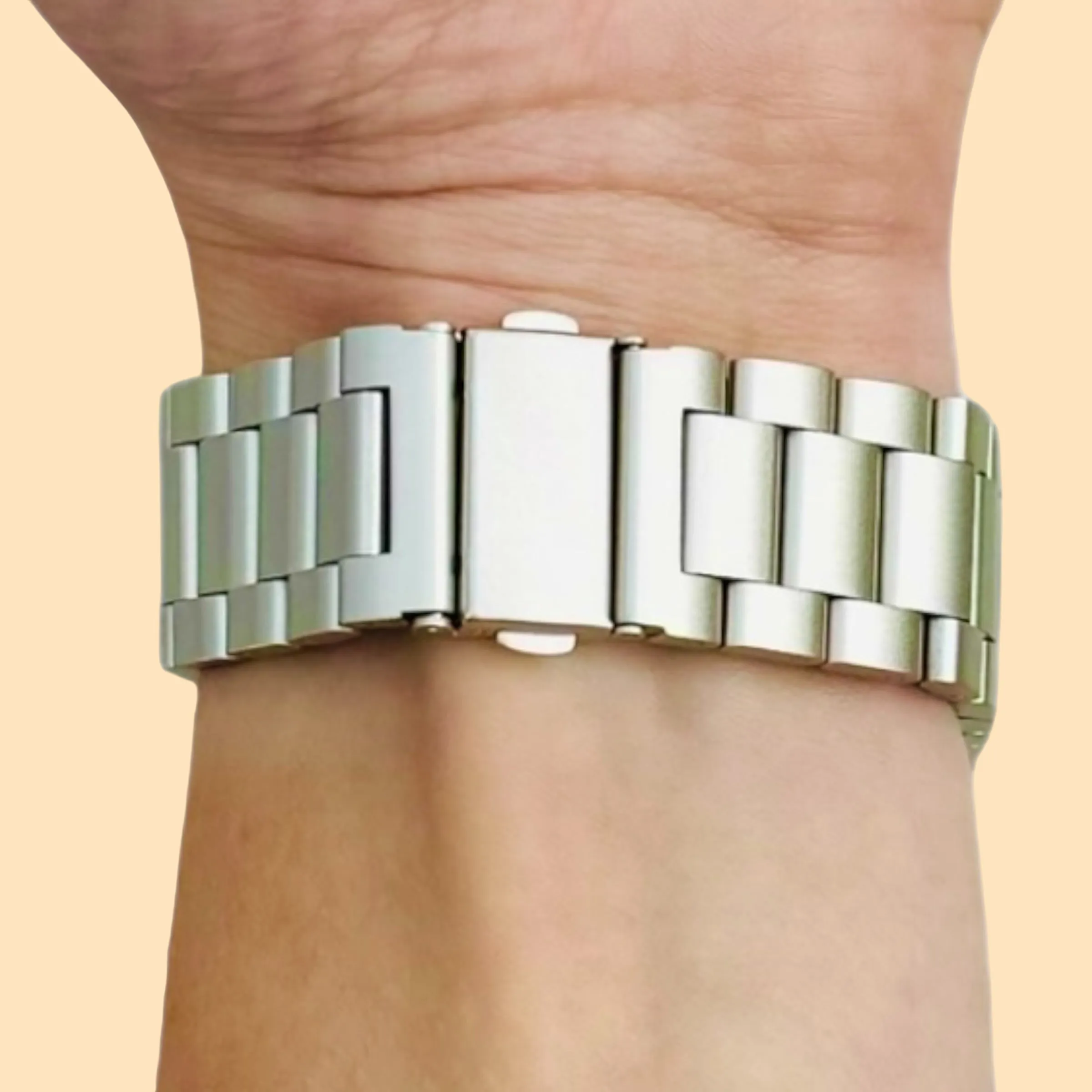 Google Pixel Watch 3 (45mm) Stainless Steel Link Watch Strap