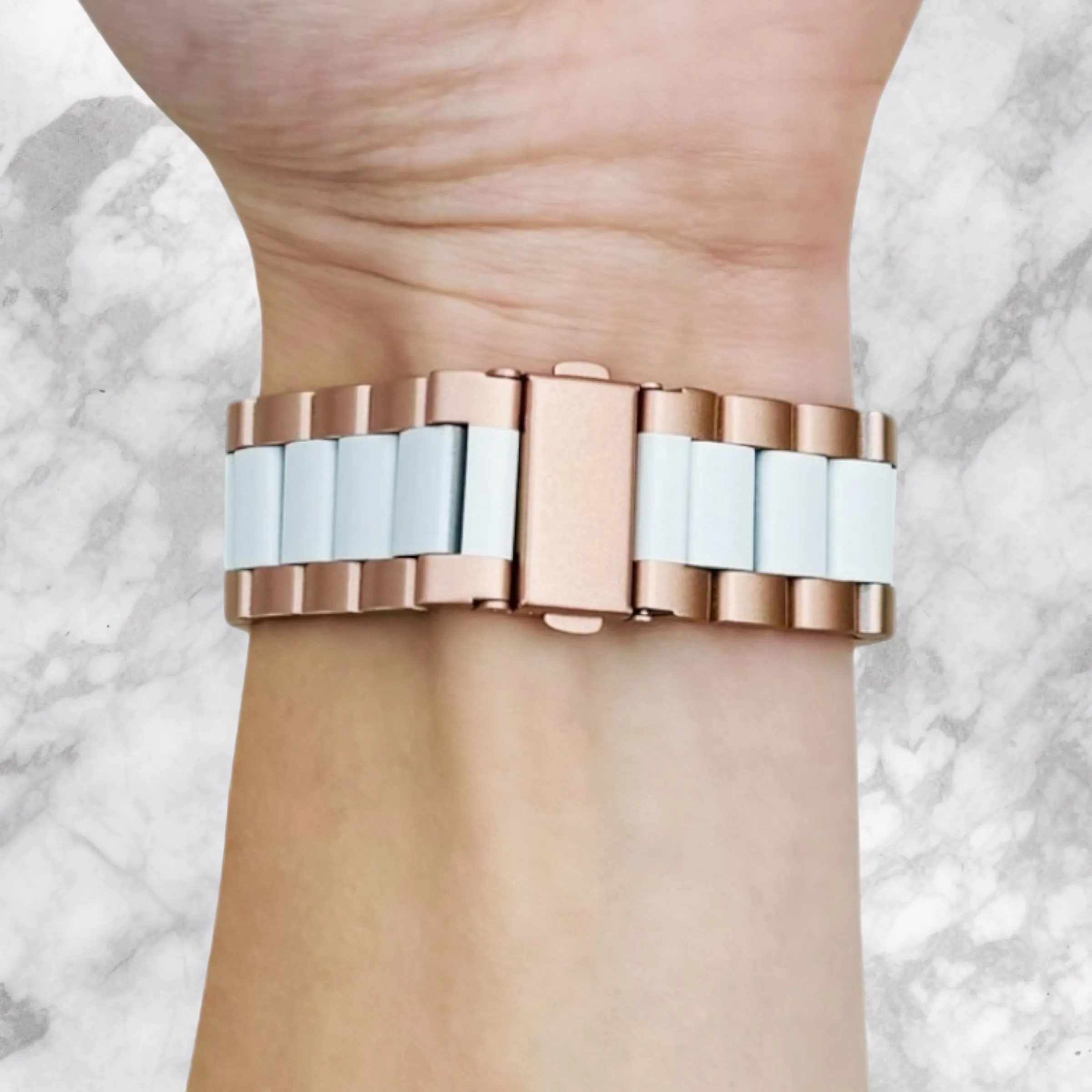 Google Pixel Watch 3 (45mm) Stainless Steel Link Watch Strap