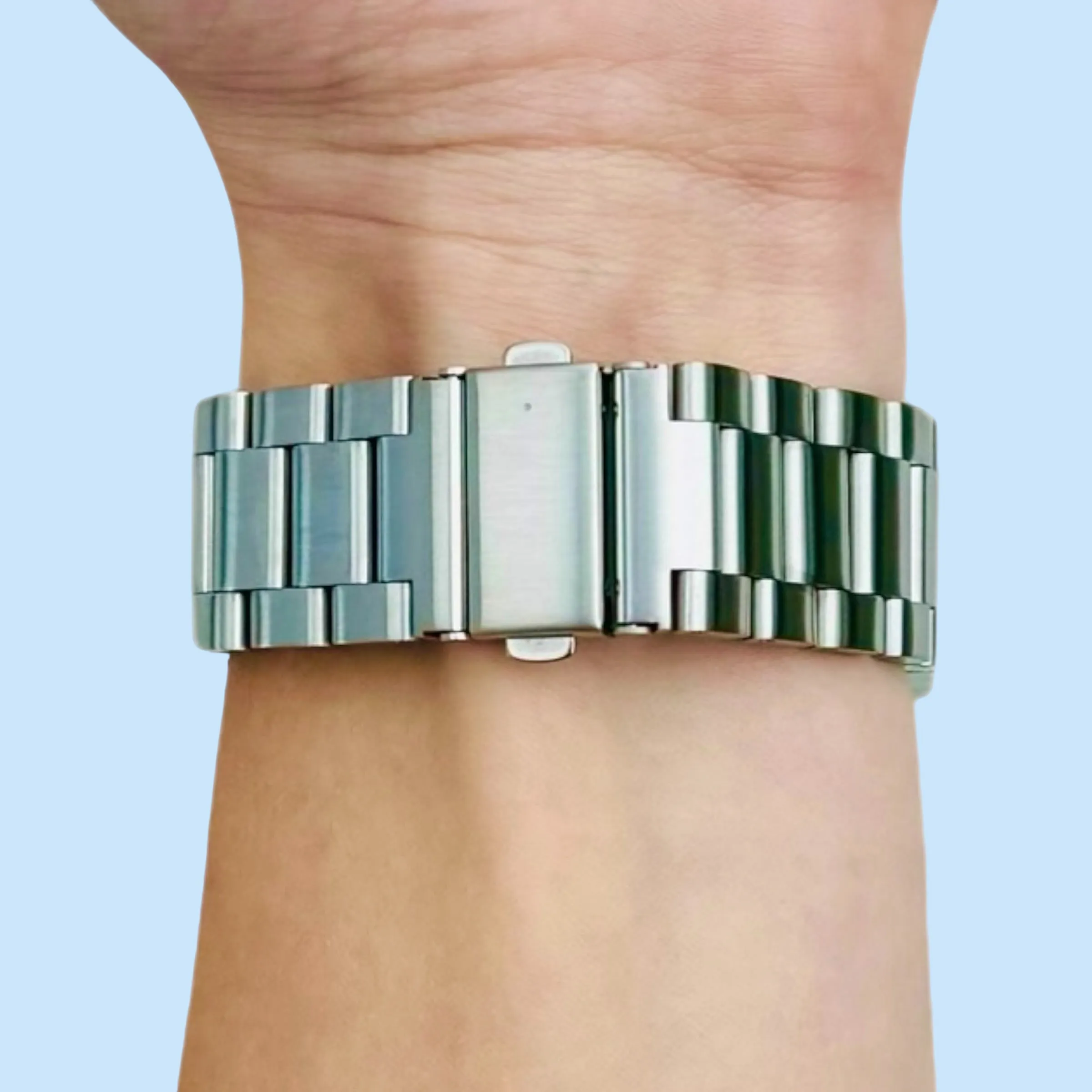 Google Pixel Watch 3 (45mm) Stainless Steel Link Watch Strap