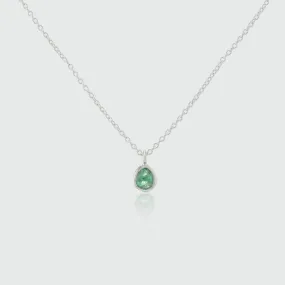 Hampton Emerald & Sterling Silver Necklace