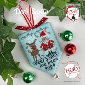 Hands on Designs ~ Secret Santa - Deer Santa Pattern