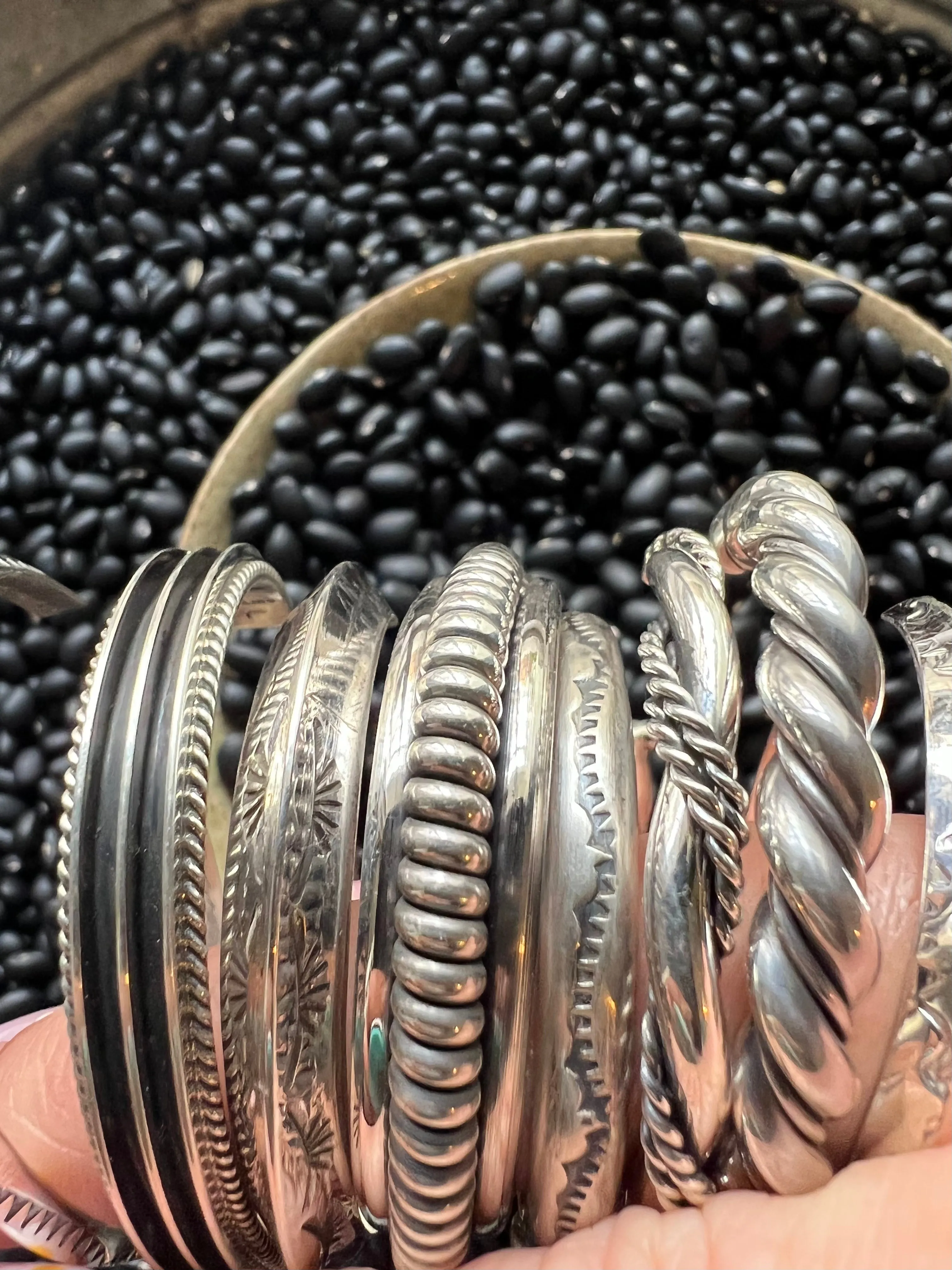 Heavy Hand Stamped Cuff