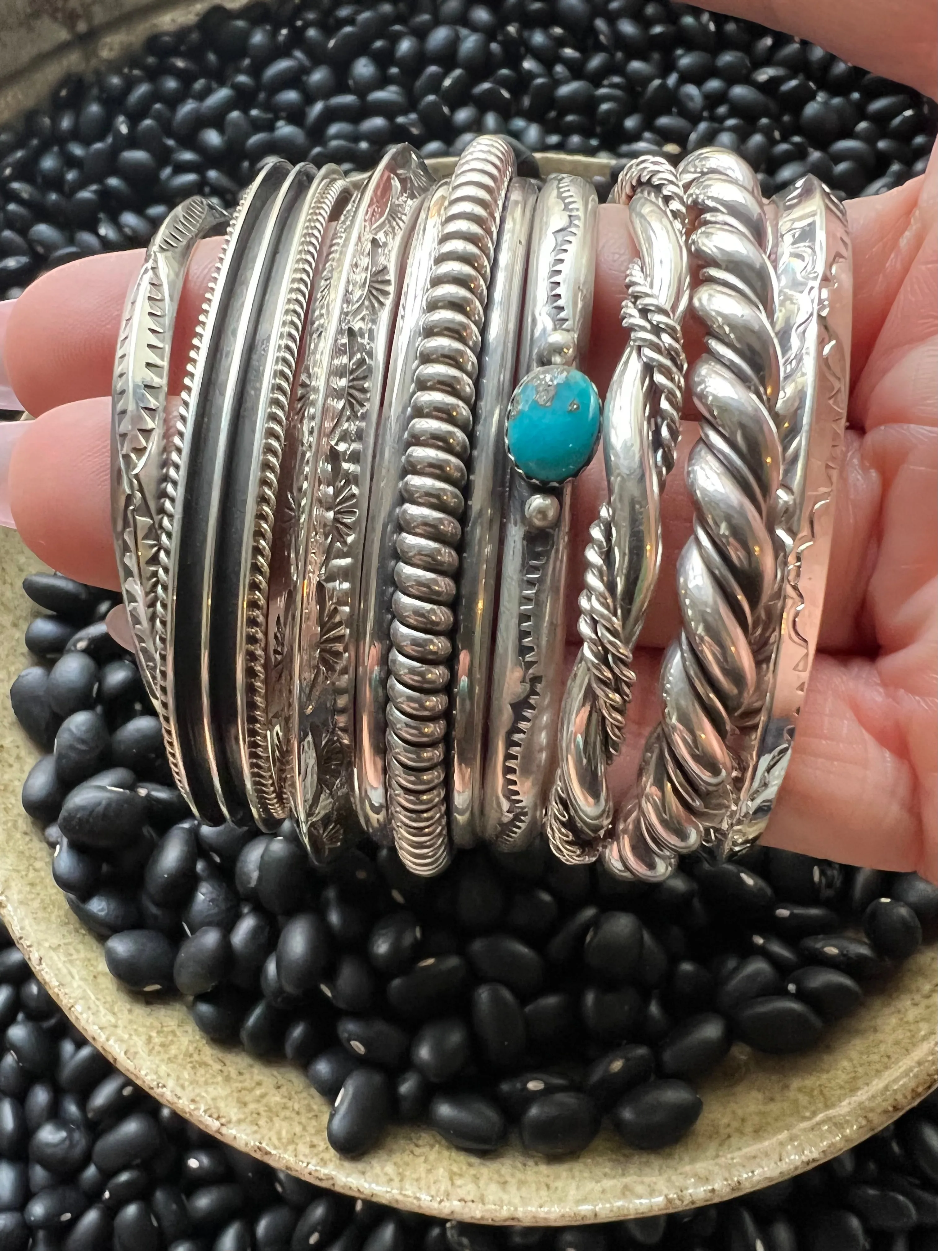 Heavy Hand Stamped Cuff