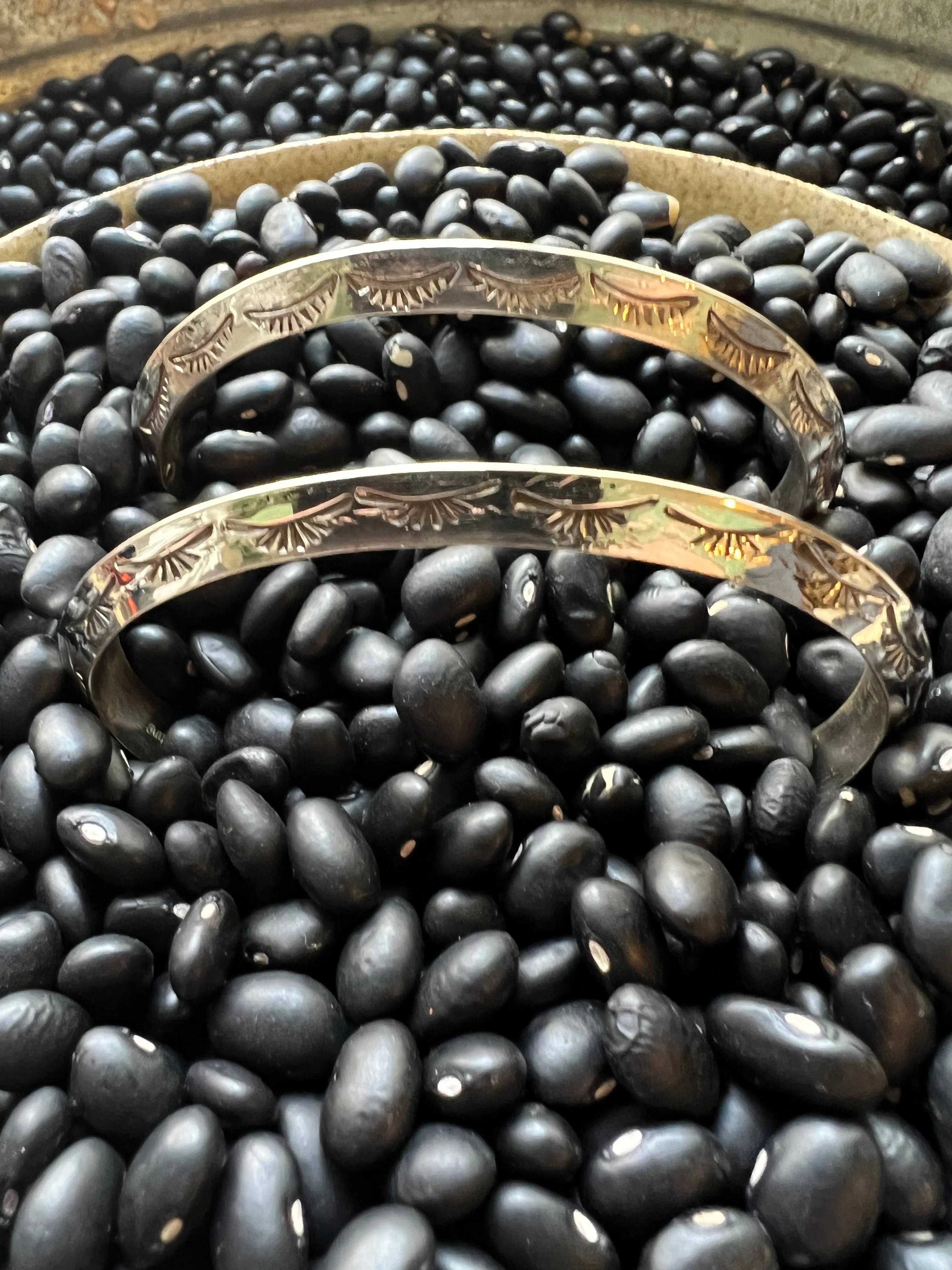 Heavy Hand Stamped Cuff