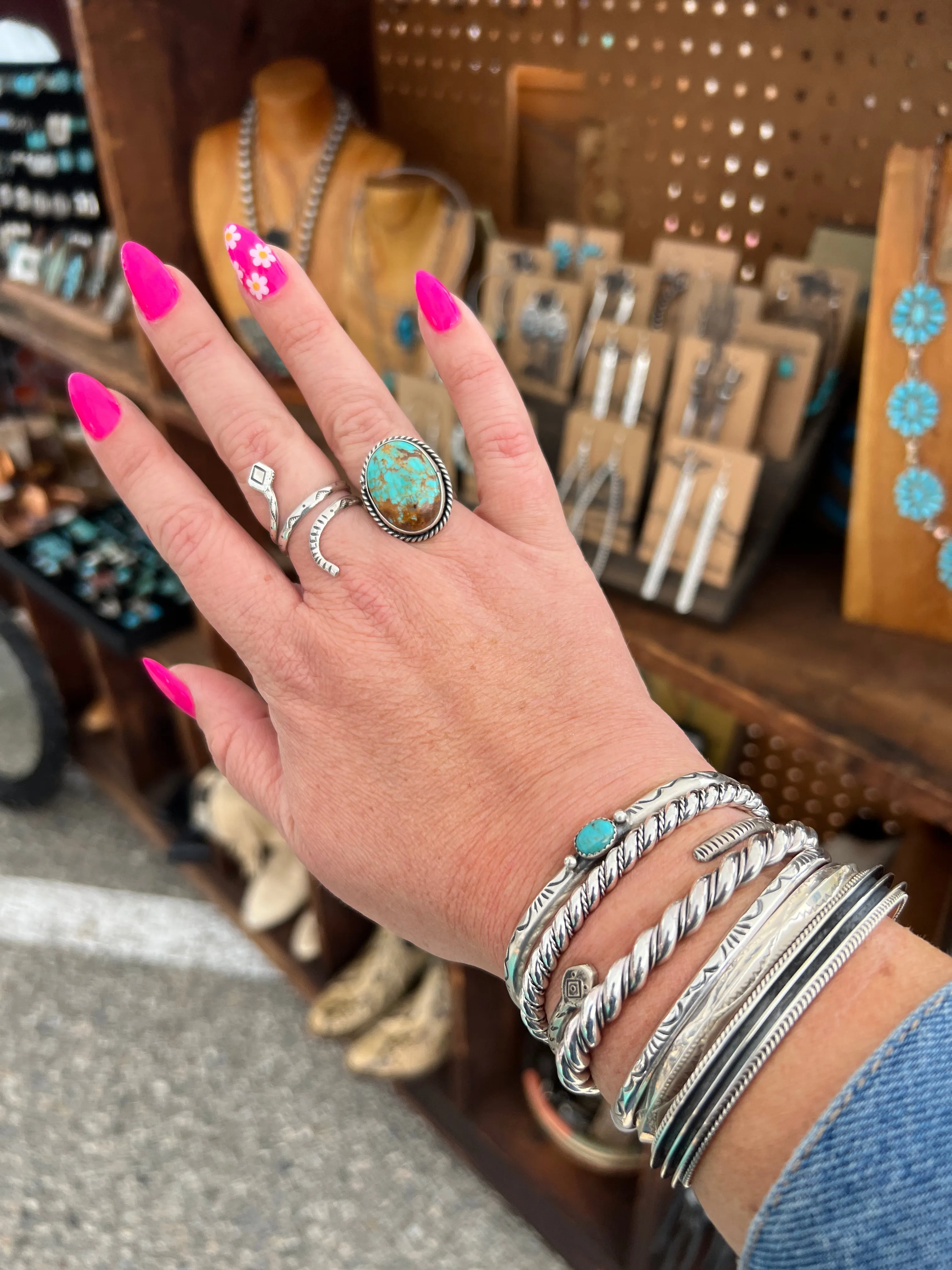 Heavy Hand Stamped Cuff