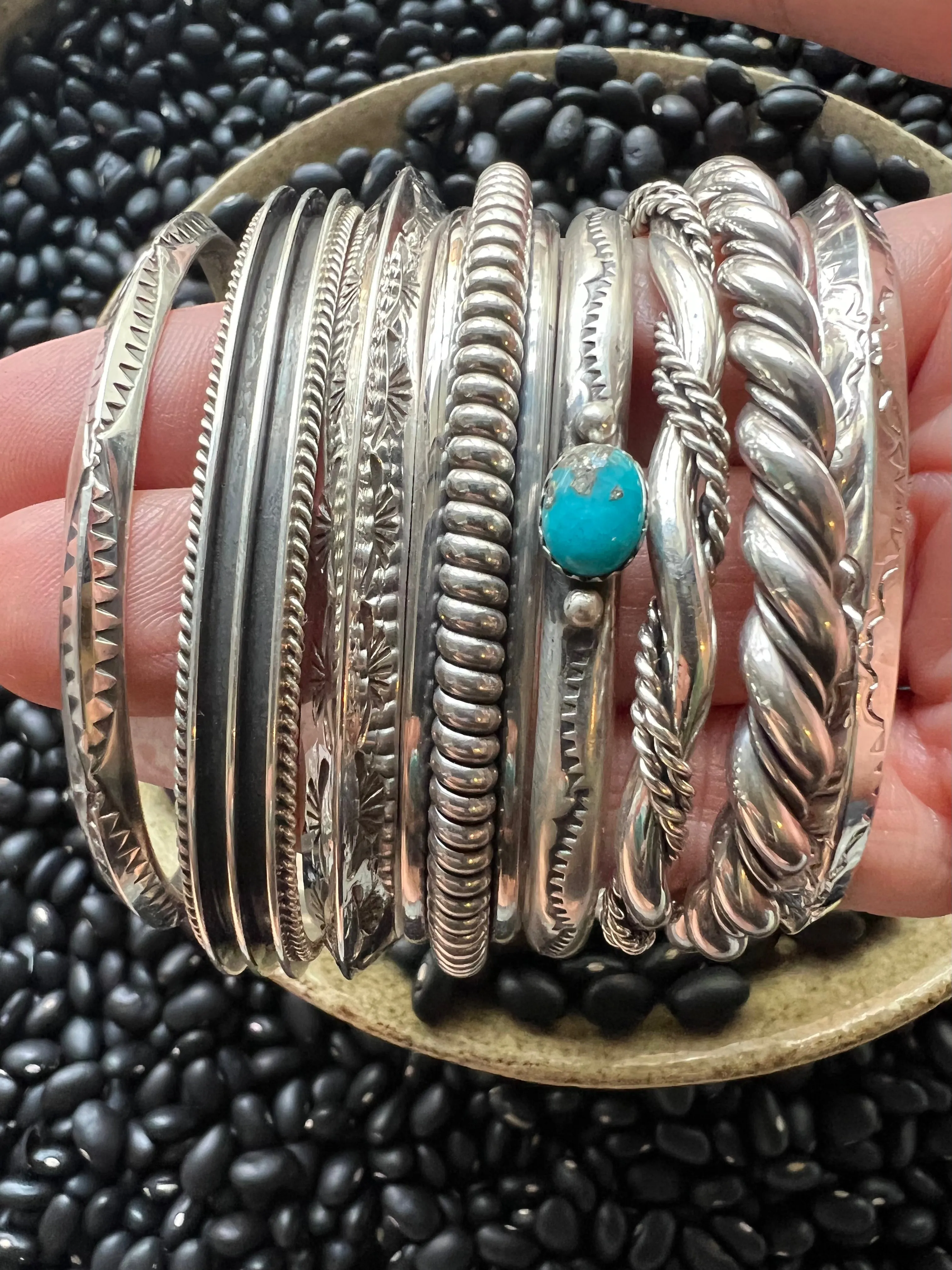Heavy Hand Stamped Cuff