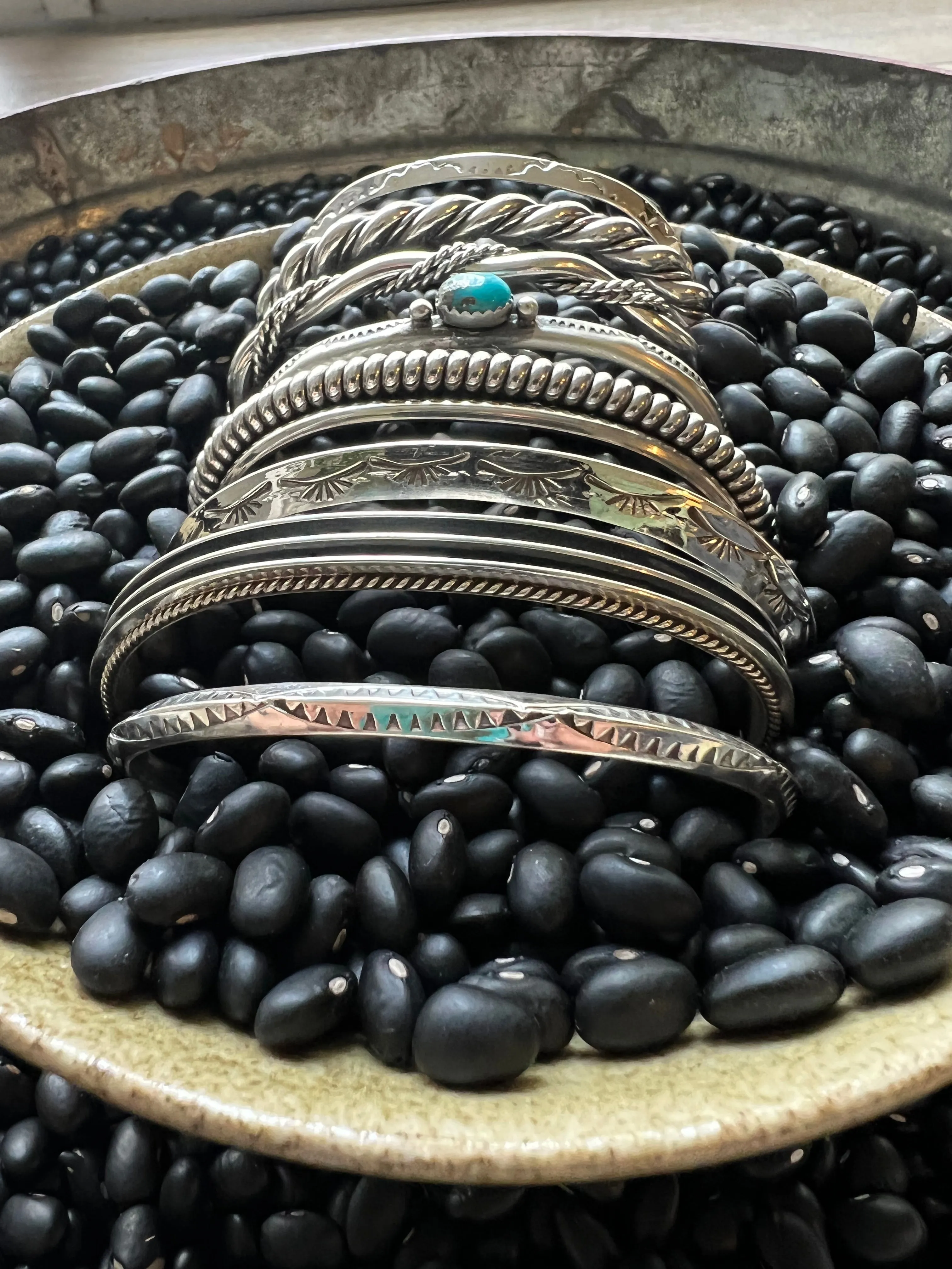 Heavy Hand Stamped Cuff