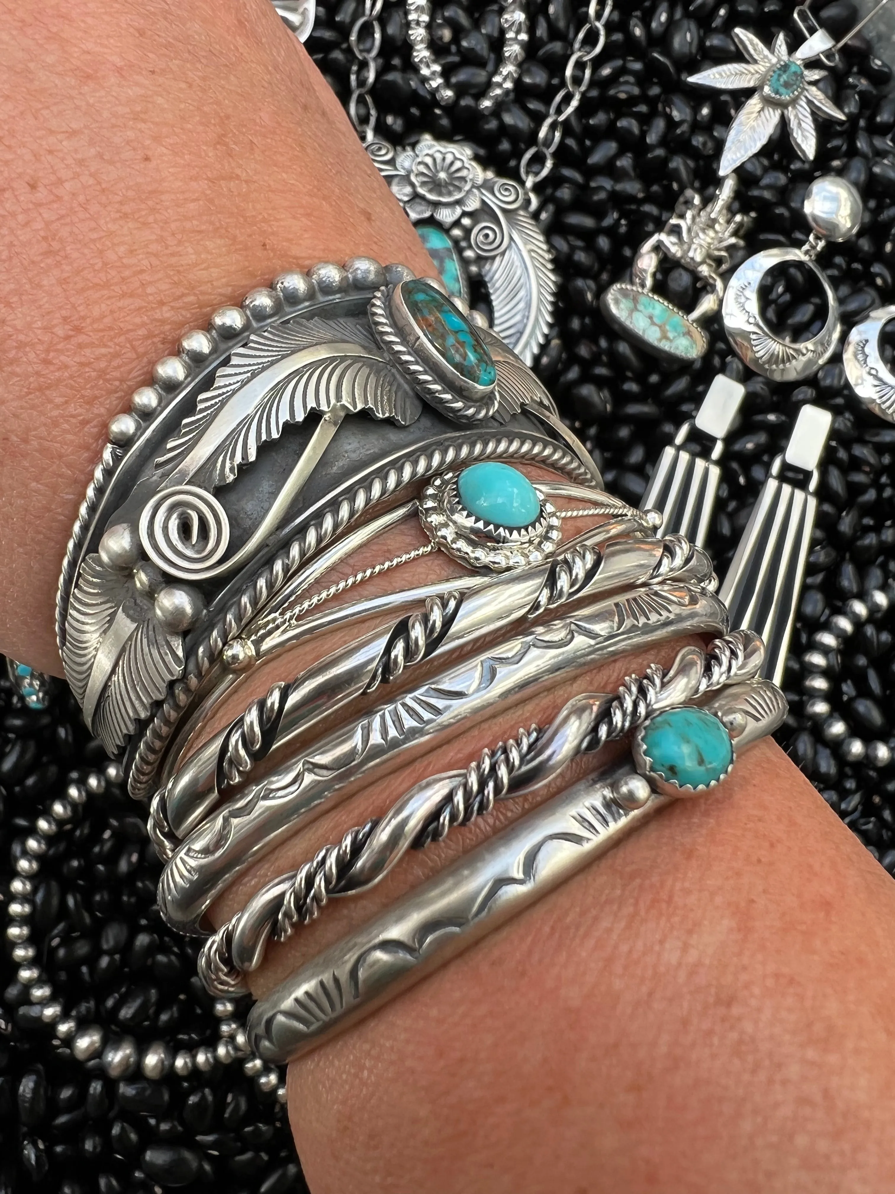 Heavy Hand Stamped Cuff