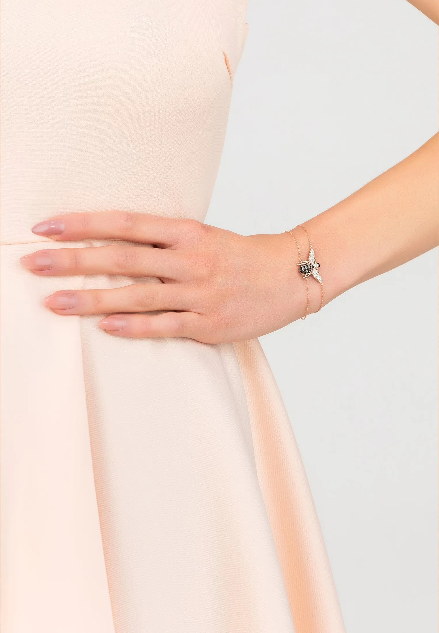 Honey Bee Bracelet Rosegold