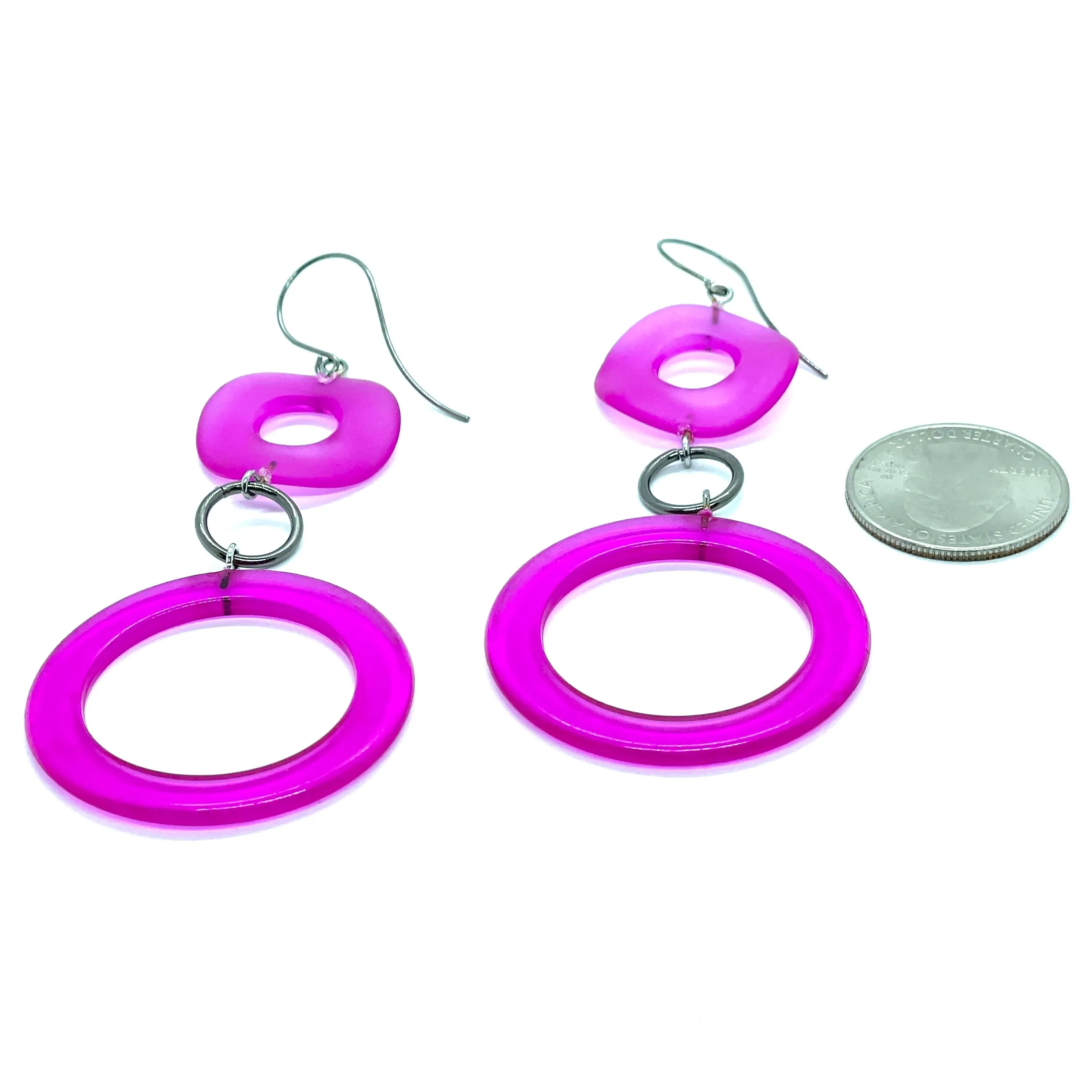 Hot Pink Olivia Earrings