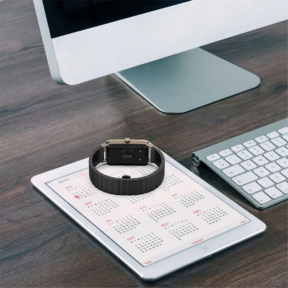 Huawei Watch Fit Mini single bead loop watch strap - Silver