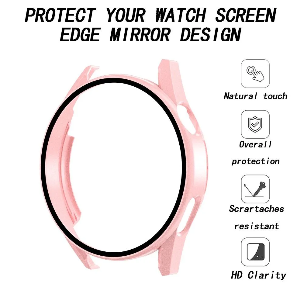 Huawei Watch GT 3 (46mm) electroplating frame with tempered glass - Pink