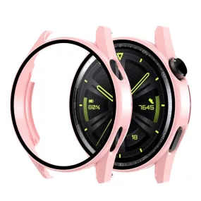 Huawei Watch GT 3 (46mm) electroplating frame with tempered glass - Pink