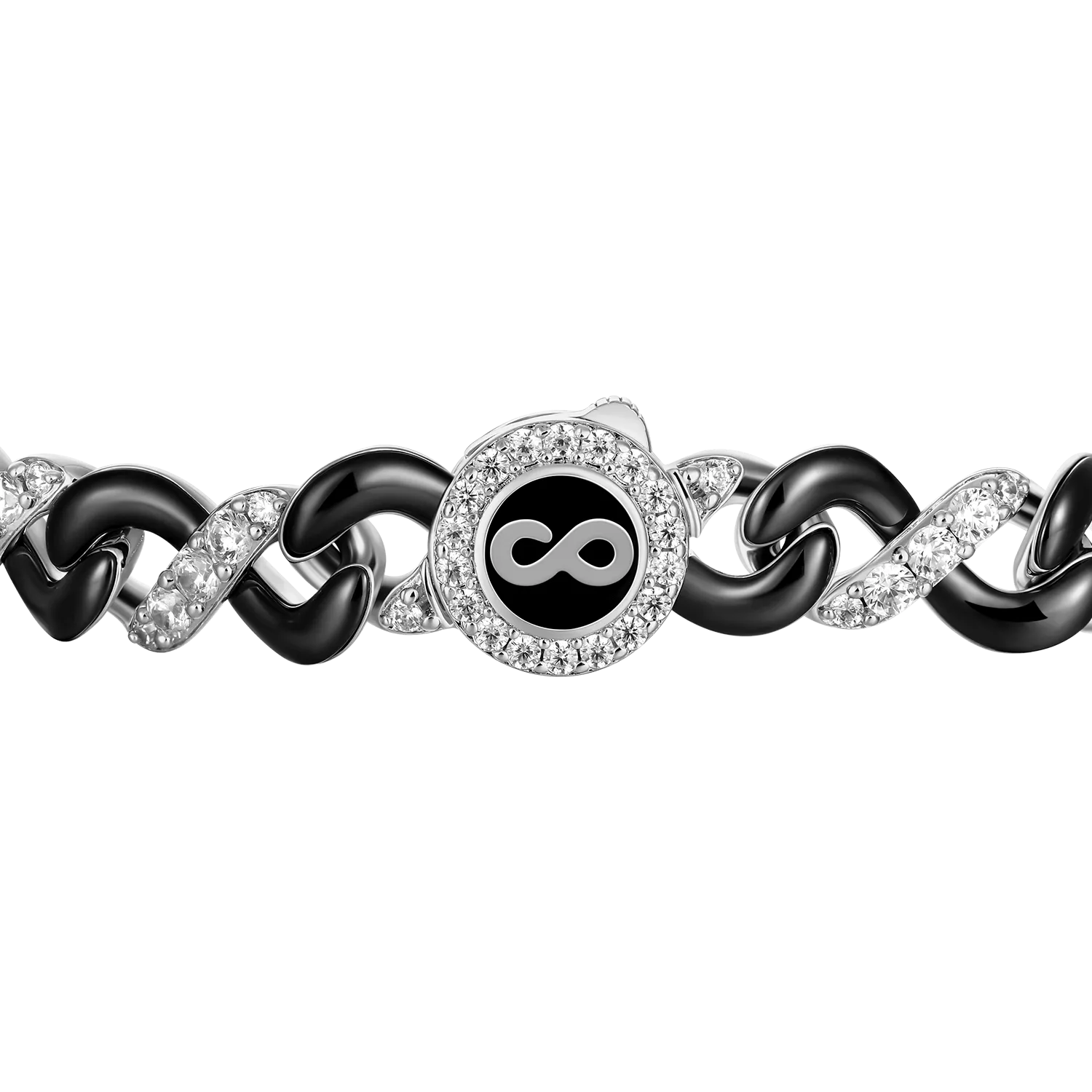 Infinity Two-tone Snake Shape Bracelet - 8mm