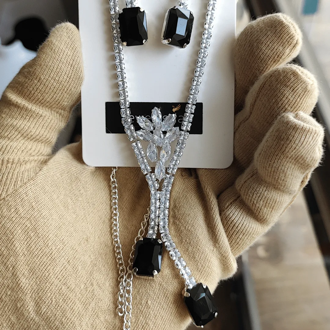 Jewelestia Royale Emerald Necklace Set