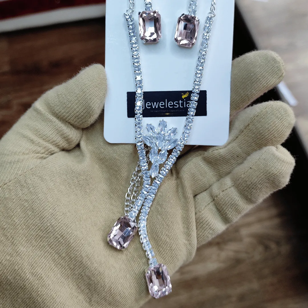 Jewelestia Royale Emerald Necklace Set
