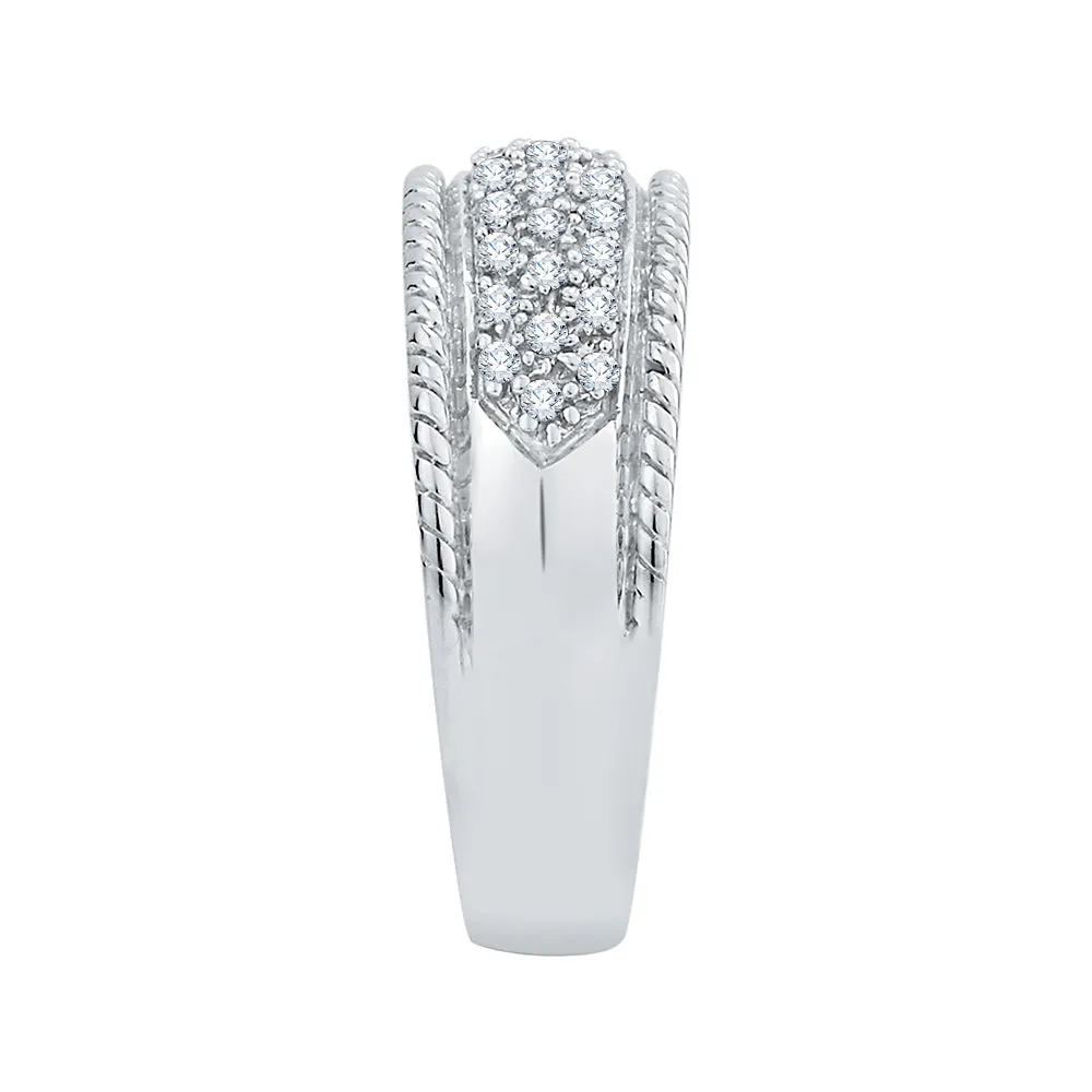 KATARINA 1/6 cttw Diamond Wedding Band