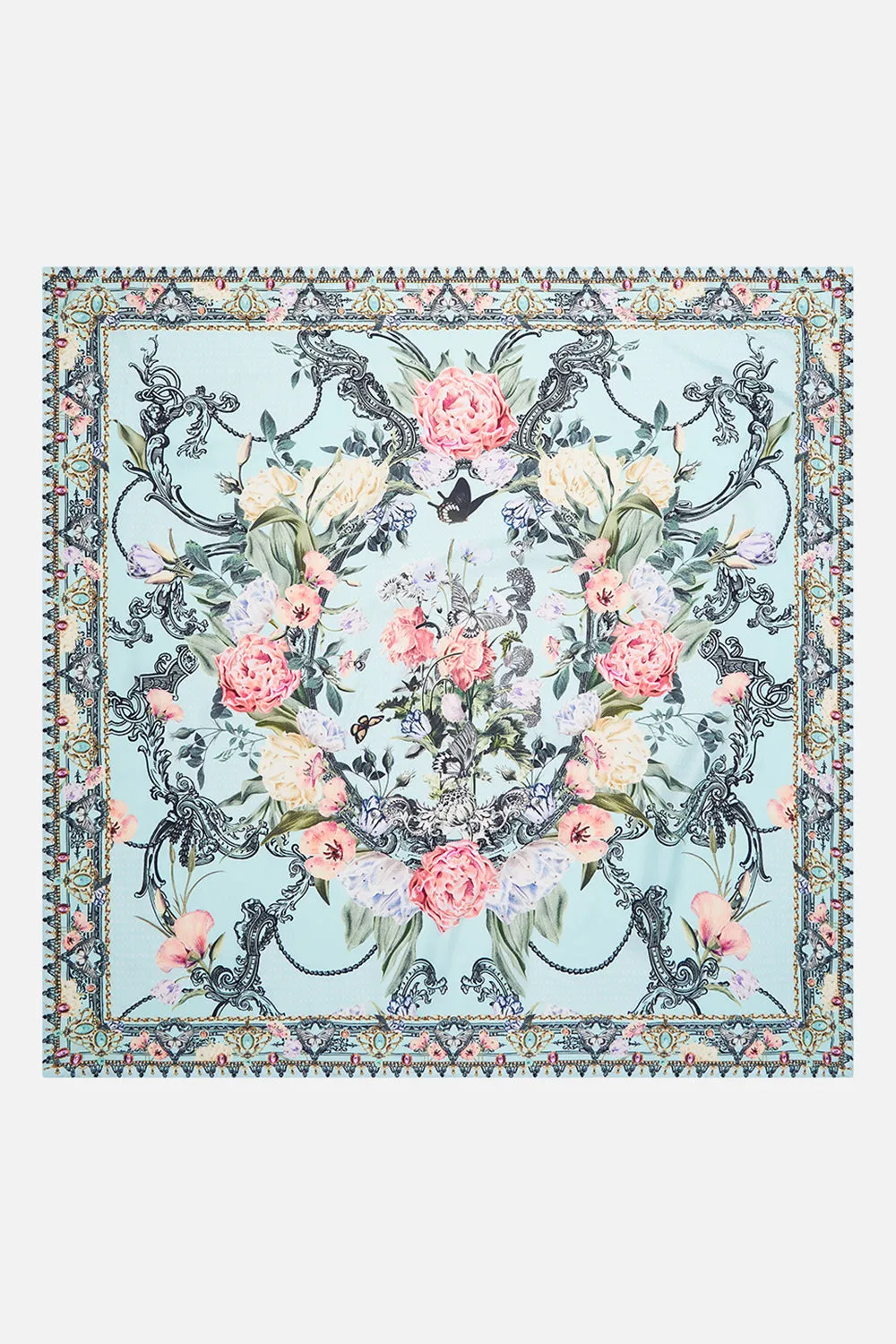 LARGE SQUARE SCARF PETAL PROMISE LAND