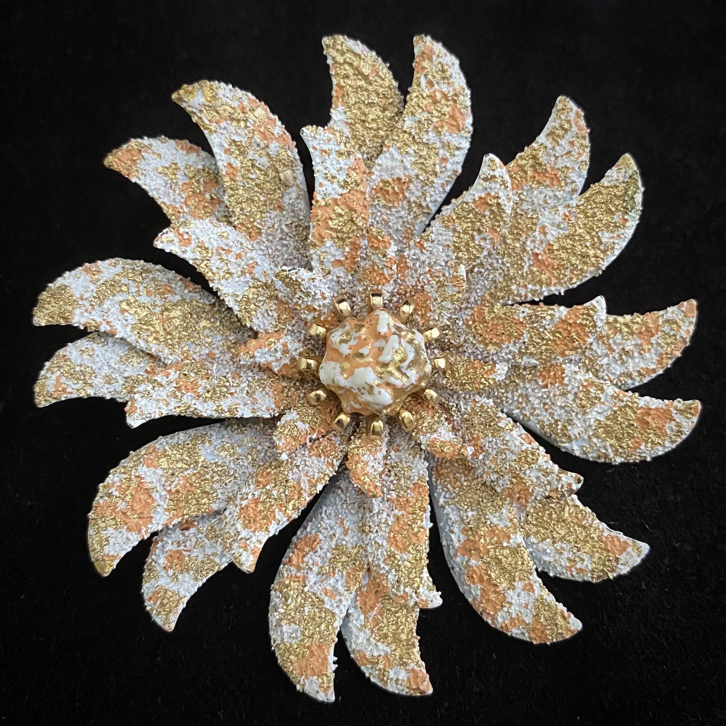 Late 40s/ Early 50s Coro Flower Brooch