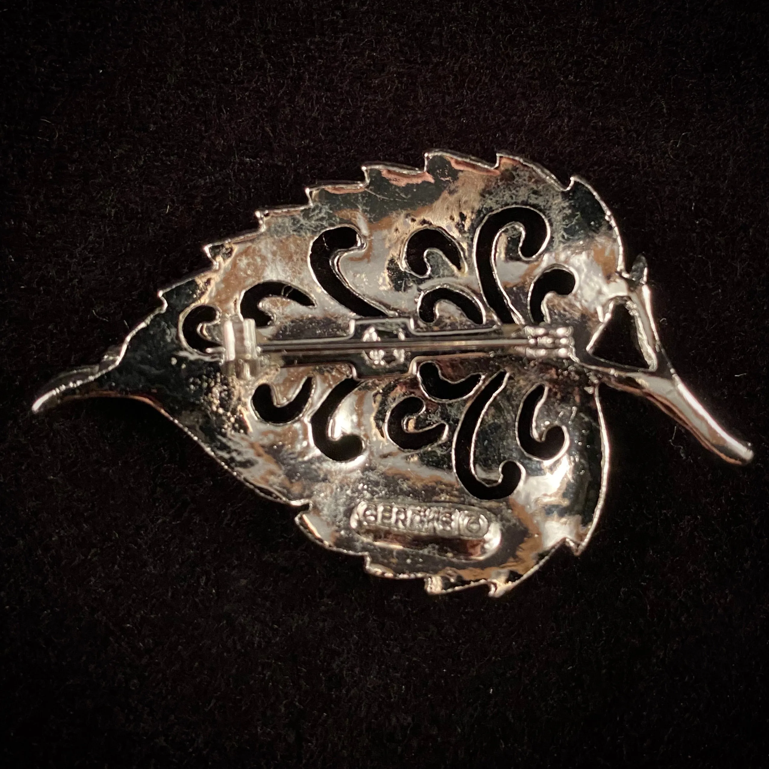 Late 50s/ Early 60s Gerry's Silver Leaf Brooch