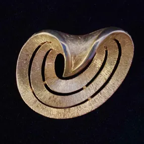 Late 50s/ Early 60s JJ (Jonette Jewelry) Gold Brooch