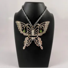 Late 60s/ Early 70s Articulated Butterfly Pendant Necklace