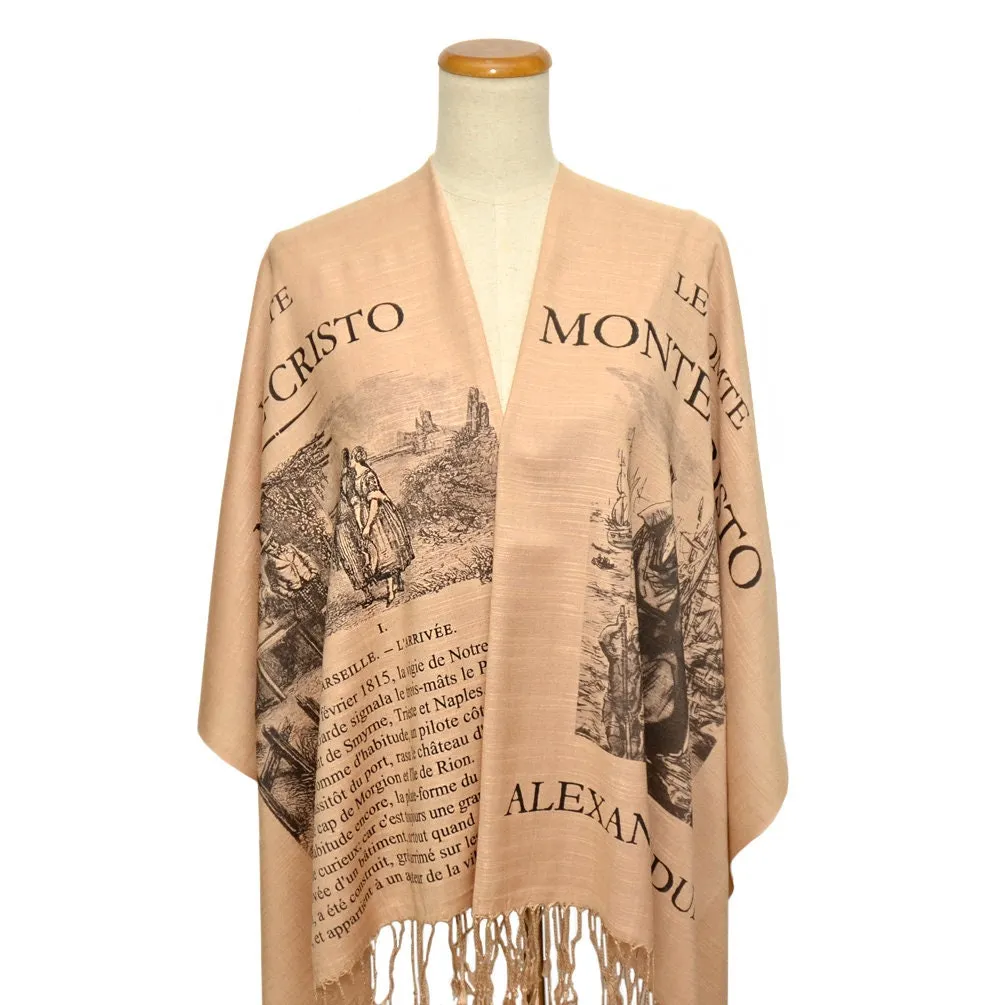 Le Comte de Monte-Cristo (The Count of Monte Cristo) - French Version Shawl Scarf Wrap