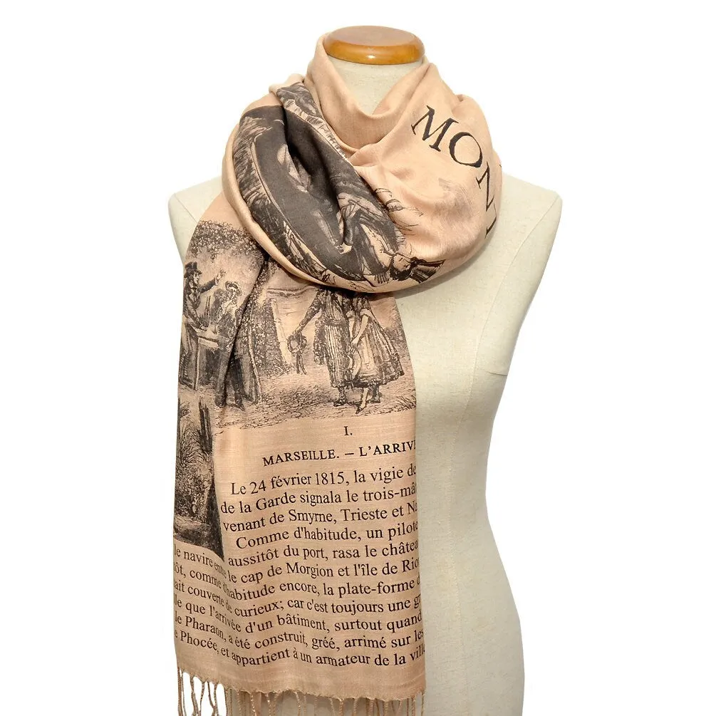 Le Comte de Monte-Cristo (The Count of Monte Cristo) - French Version Shawl Scarf Wrap