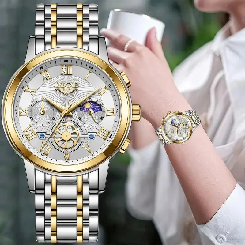 LIGE Luxury Women Watch
